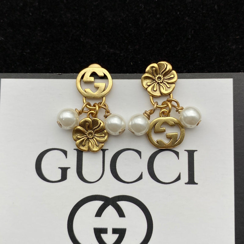 GE72 Double G flower stud earrings  Jewelry