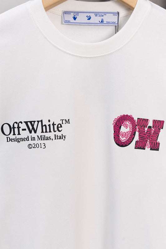 OFFC38   Men's and women's summer short-sleeved T-shirt clothes