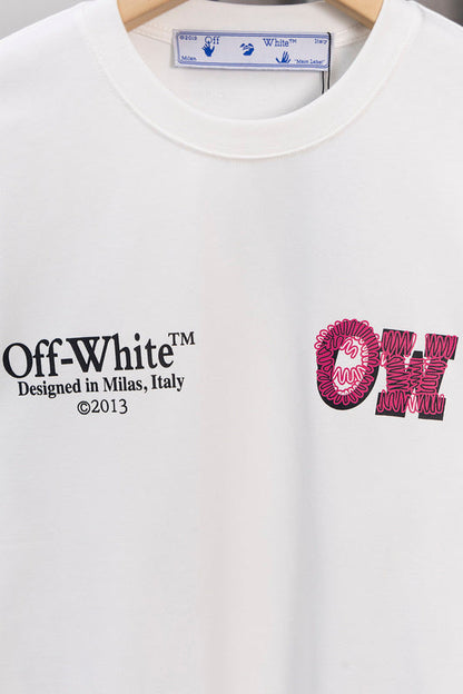 OFFC38   Men's and women's summer short-sleeved T-shirt clothes