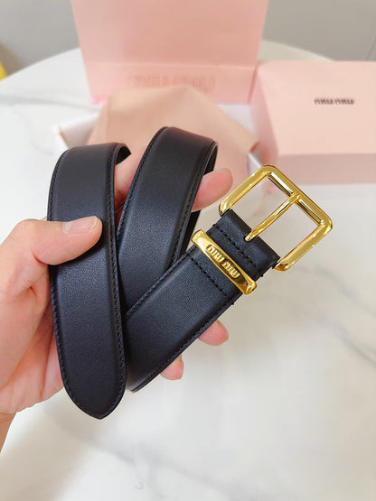 MBL4 Real leather 3.5CM 95-110CM Belt with all packing