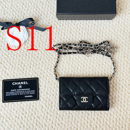 LCP02 Wallet Bag 13.1-7.5-2.1CM Leather bags with box