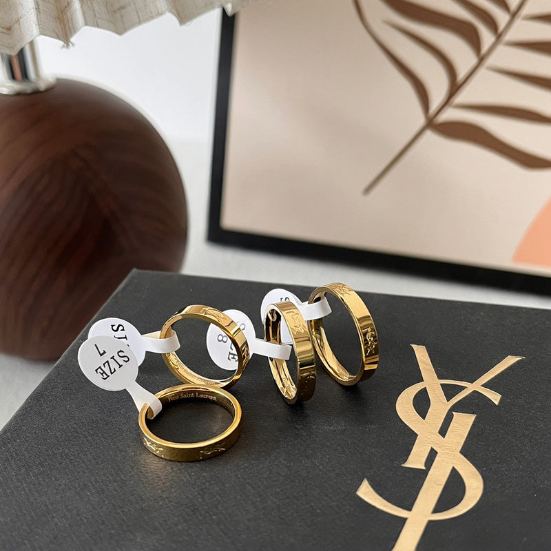 J095  Titanium steel ring jewelry for both men and women