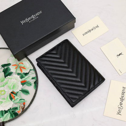 LYP34 High quality leather 10X14CM wallet with box