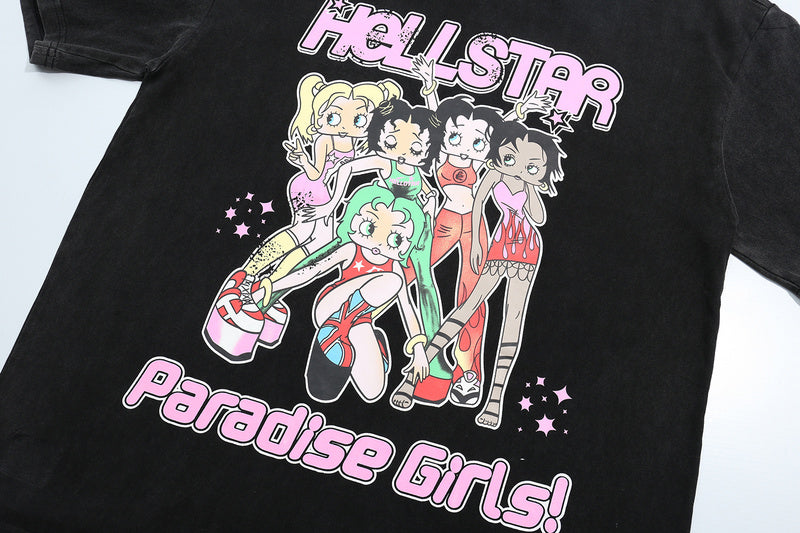 HEC5  Men's and women's summer short-sleeved T-shirt clothes