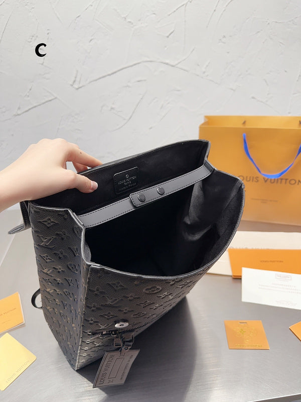 MLP37 Leather Bag 30-40CM backpack   for women and men Bags