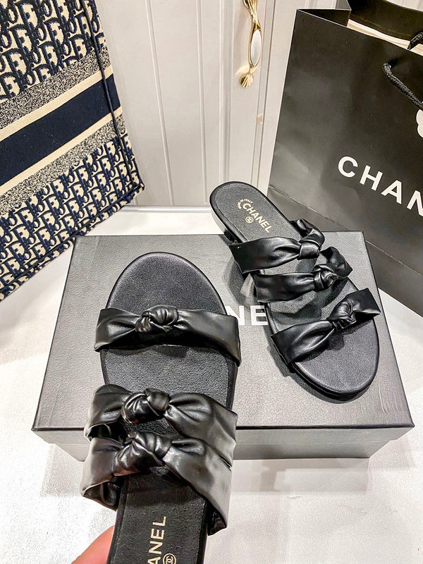 MBCS1 Leather Slippers Size 35-41 Shoes with Box