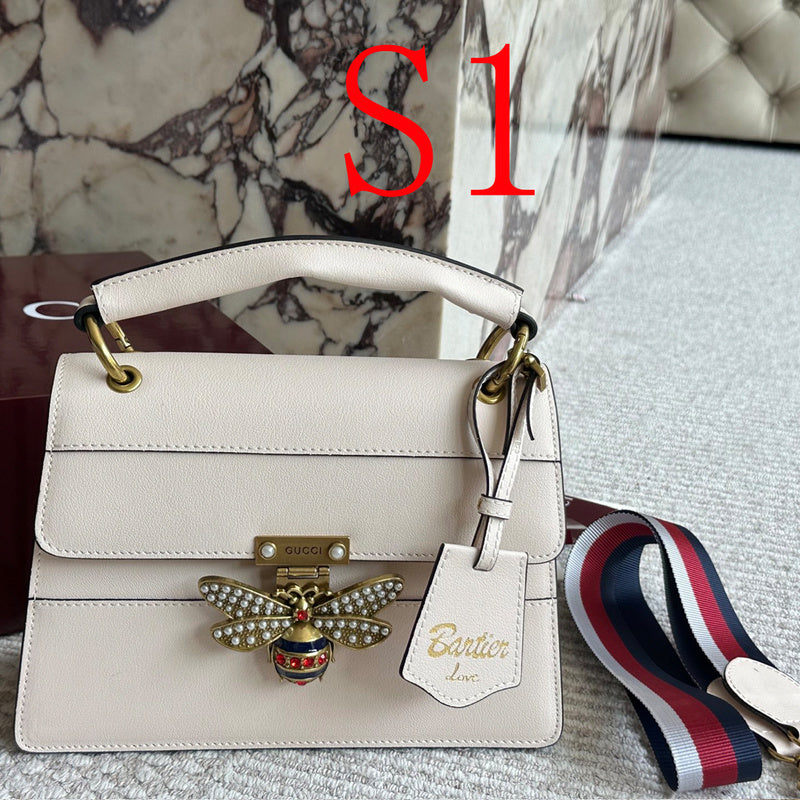 AGP5 Shoulder Bag 25-17CM Leather Bags With box