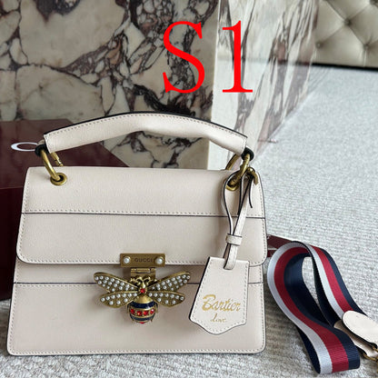 AGP5 Shoulder Bag 25-17CM Leather Bags With box