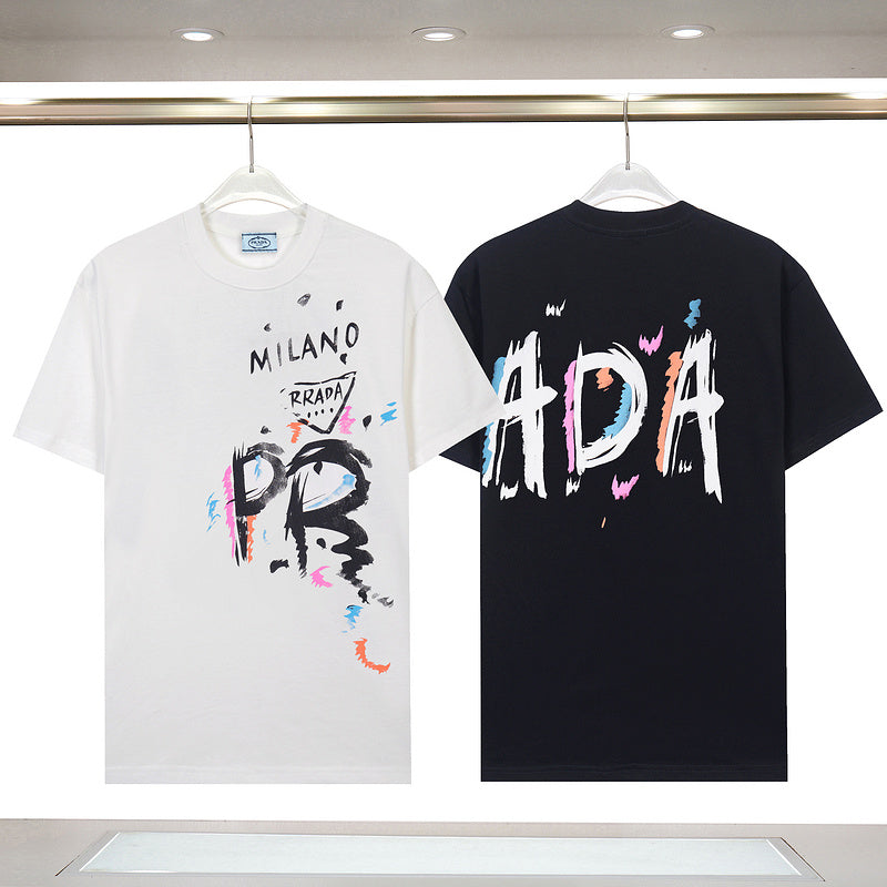 PRC08  Men's and women's summer short-sleeved T-shirt clothes