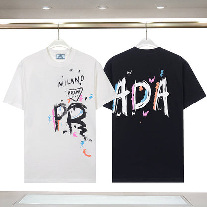 PRC08  Men's and women's summer short-sleeved T-shirt clothes