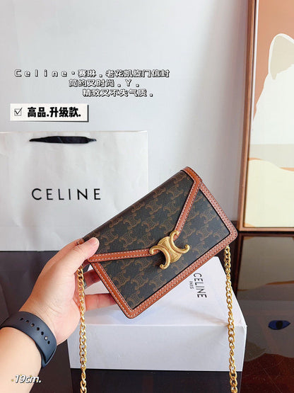 ACP06 Leather Bag 19-4-13CM Shoulder bags with box