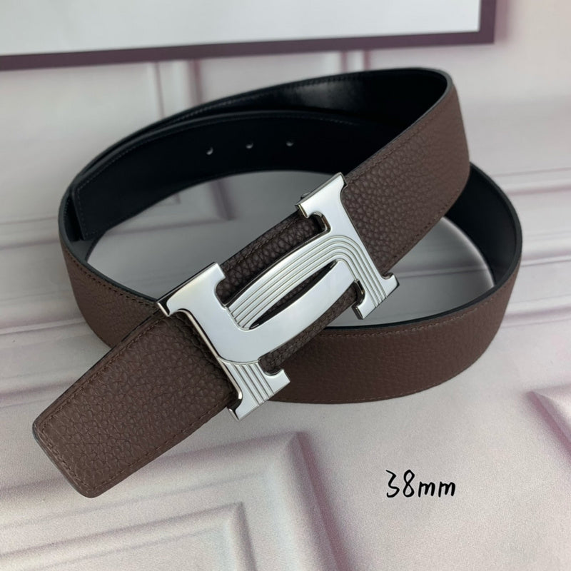 HBL5 Real leather 3.8CM 95-125CM Belt with all packing