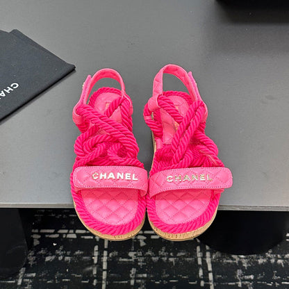 GCS2 Leather shoes Women35-41 Slipper with box