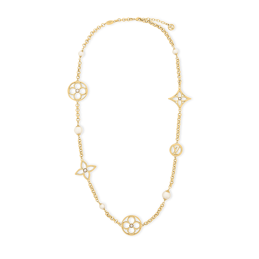 X749  Luxury stainless steel gold-plated pearl necklace jewelry