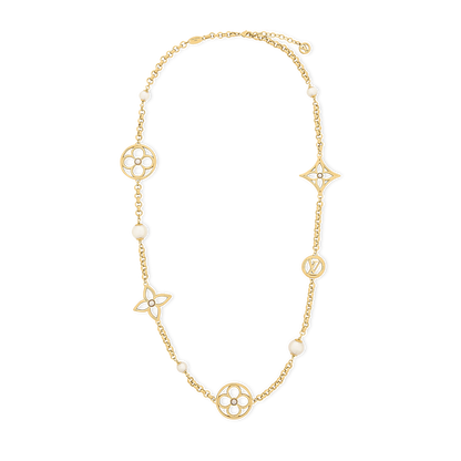 X749  Luxury stainless steel gold-plated pearl necklace jewelry