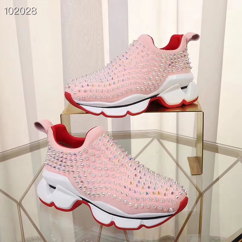 HJCS5 Leather Women 35-40 Man 40-46 cowhide shoes With box