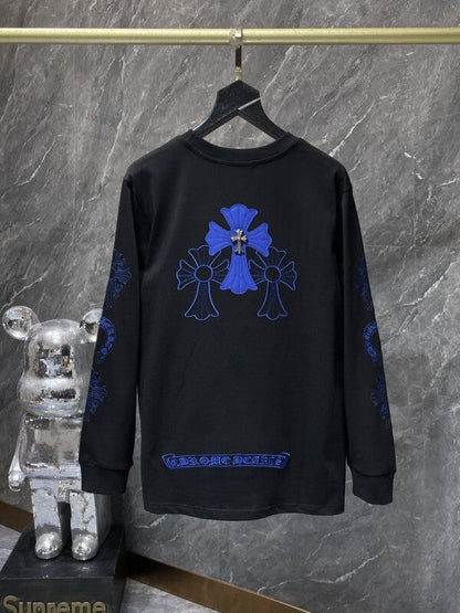 KLC20 New men's and women's pure cotton long sleeved casual clothes