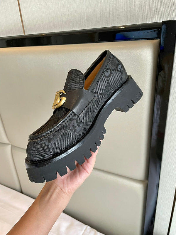 JHGS1 Leather Shoes Women 35-41 with box