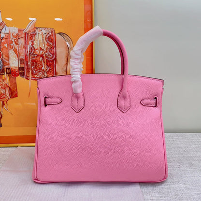 GHP2 Leather Cowhide Bag 25CM 30CM 35CM High quality Birkin Bag