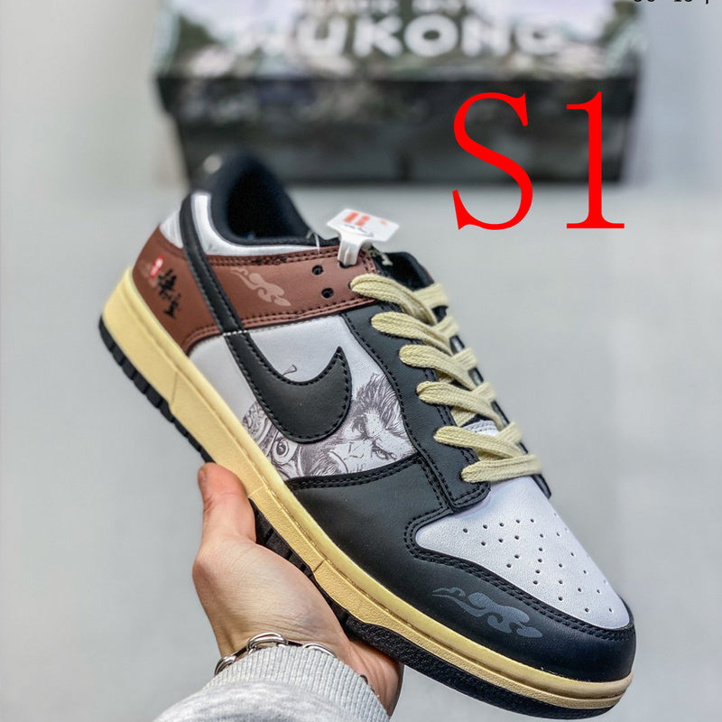 BNS52 Man And Women Leather Shoes 36-45 with box