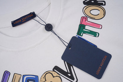 LVC002  Men's and women's summer short-sleeved T-shirt clothes