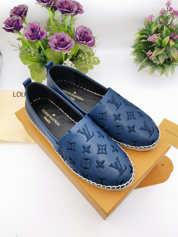 OLS35 Leather Women Shoes 35-42 Fisherman's shoes With box