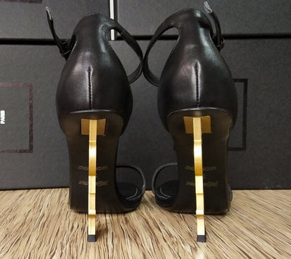 OYS9 Classic 10.5CM High heels size 35-41 size for women leather shoes Box