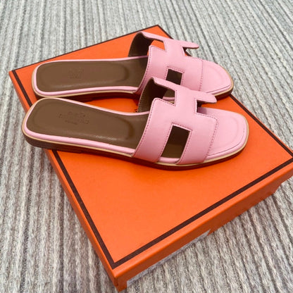 BMHS1  shoes women Leather slippers with all packaging