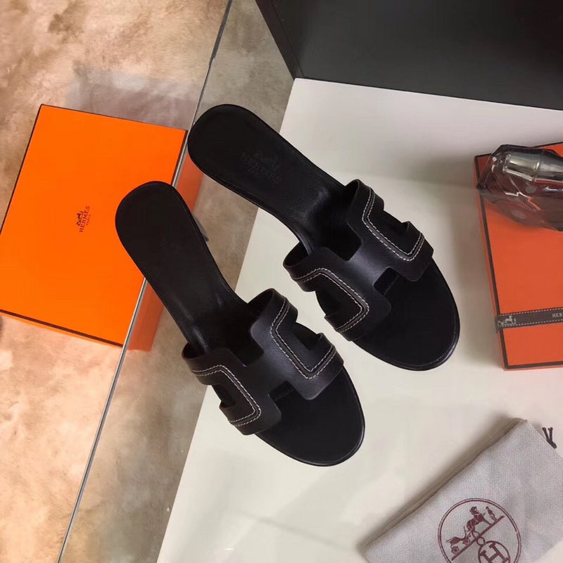 OHS01 Couples slipper Leather Shoes 35-42 with box