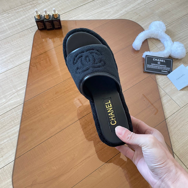 MBCS12 Leather Slippers Size 35-41 Shoes with Box