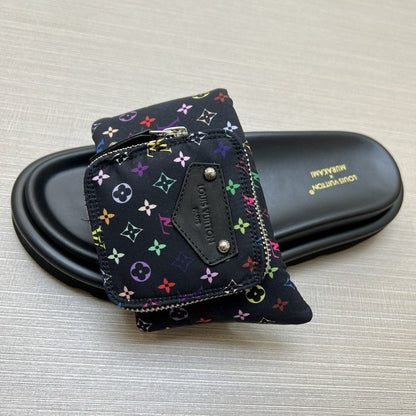 YLS5 Leather Slippers Size 36-45 Shoes with Box