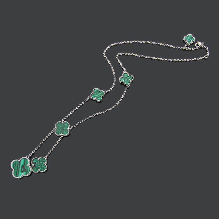 VAN24 Clover Shell Necklace gold plated necklace for women  Jewelry