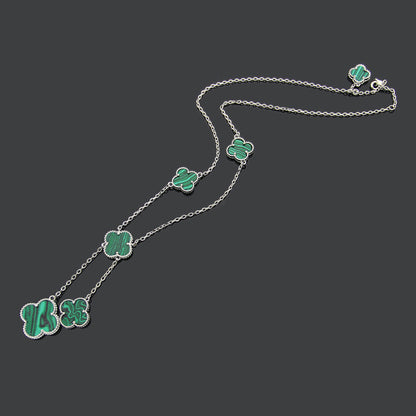 VAN24 Clover Shell Necklace gold plated necklace for women  Jewelry