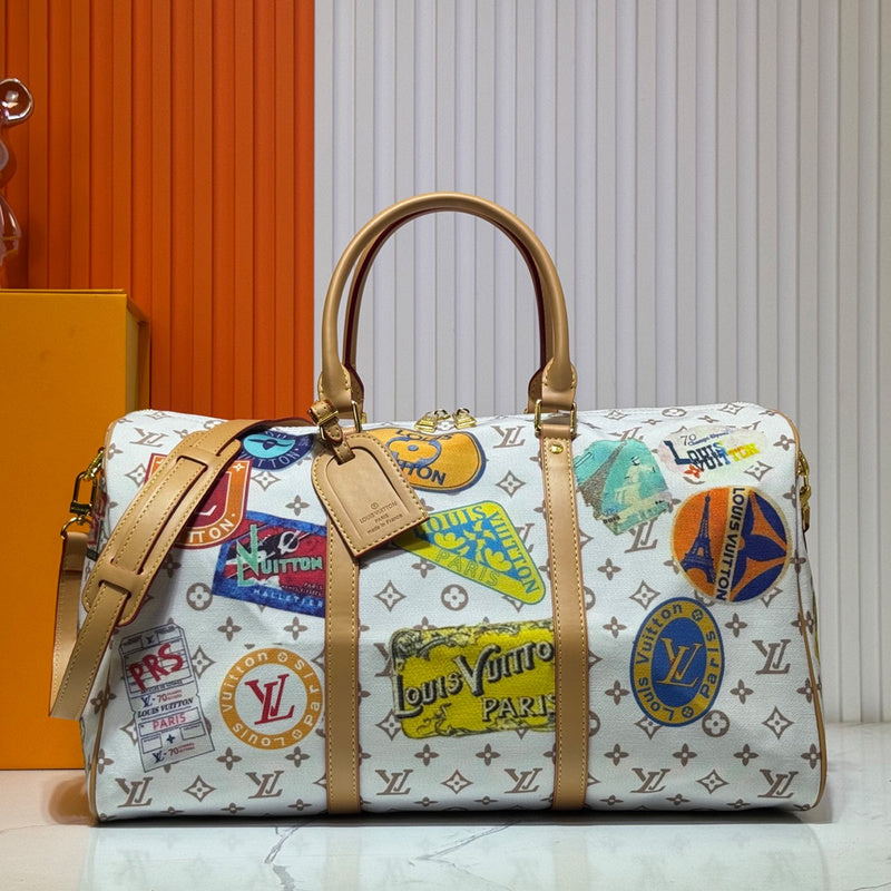 LLP195 Leather Bag 45-27-20CM Travel Bags