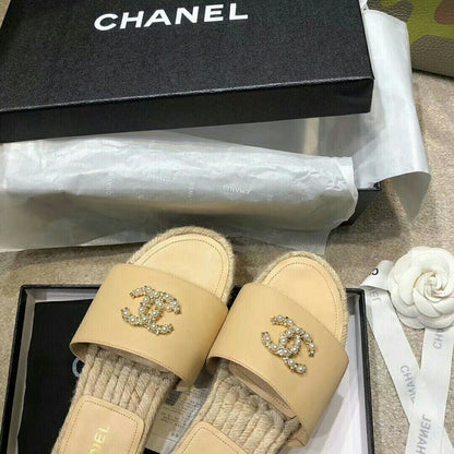 MCS0 Leather slippers shoes 35-40 With box