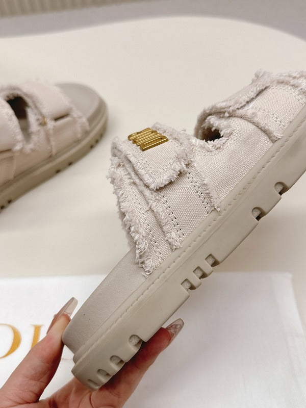 ODS3 Leather Women Slipper Size 35-42 Shoes with box