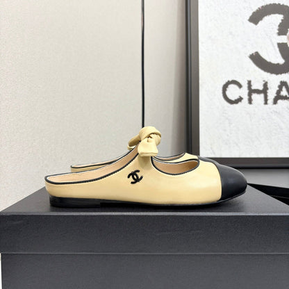 MBCS11 Leather Slippers Size 35-40 Shoes with Box