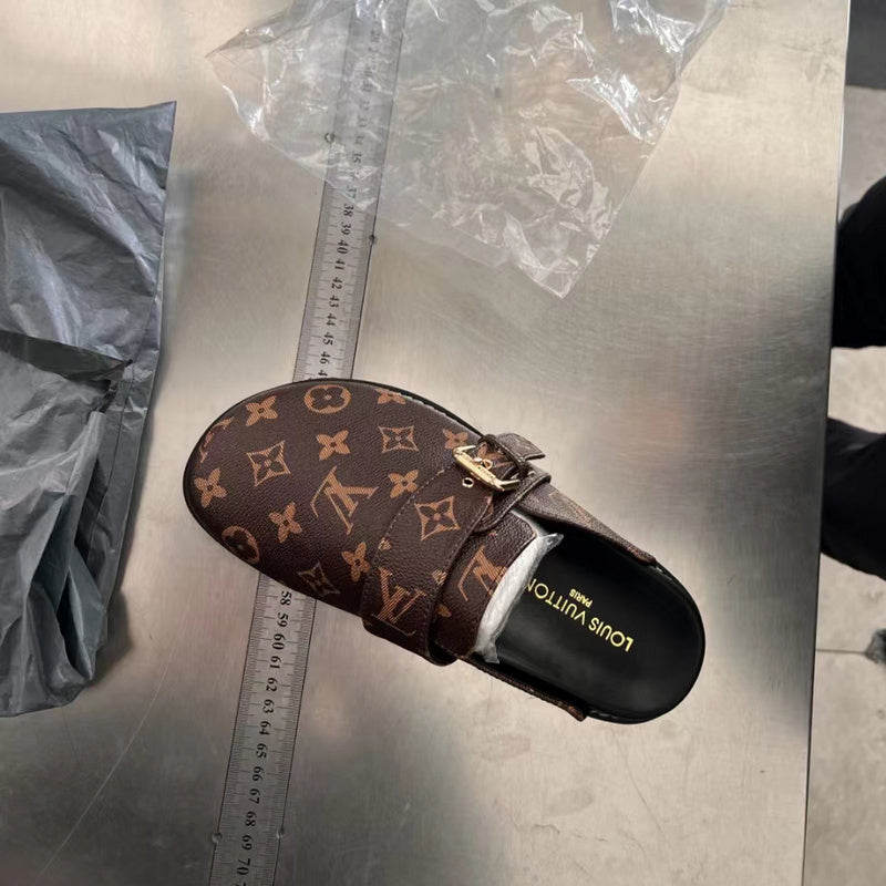 MLS9 Leather slippers Women shoes 35-40 With box