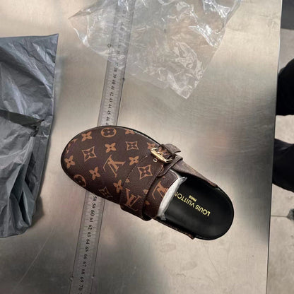 MLS9 Leather slippers Women shoes 35-40 With box