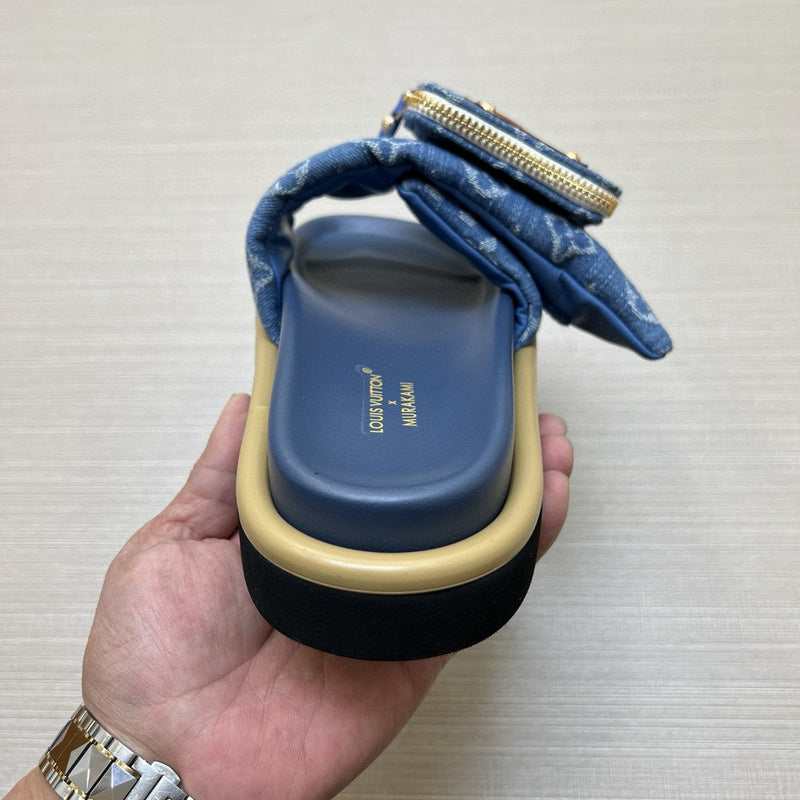 YLS5 Leather Slippers Size 36-45 Shoes with Box