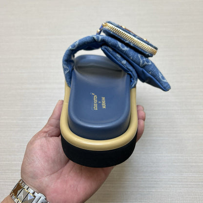 YLS5 Leather Slippers Size 36-45 Shoes with Box