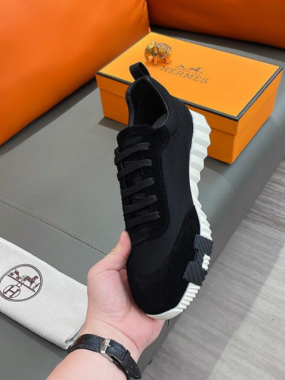 BMHS0 Leather Shoes Women35-41 Man 40-44 with box