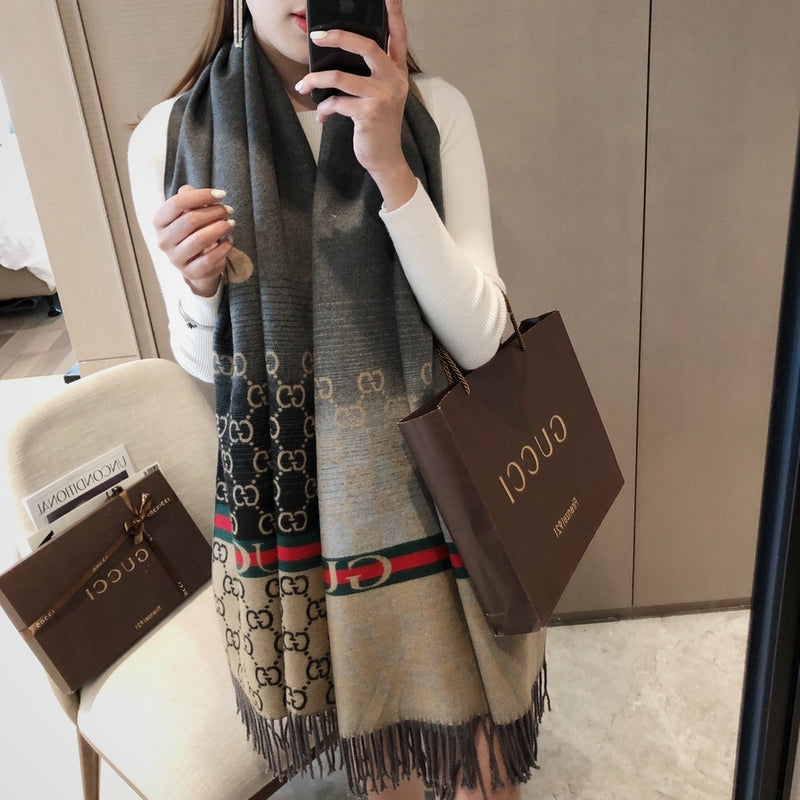 XGC4 cashmere blend 65-180CM Scarf