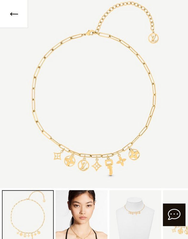 X626  Women's Titanium Steel Square Flower Round Flower Key Necklace Jewelry