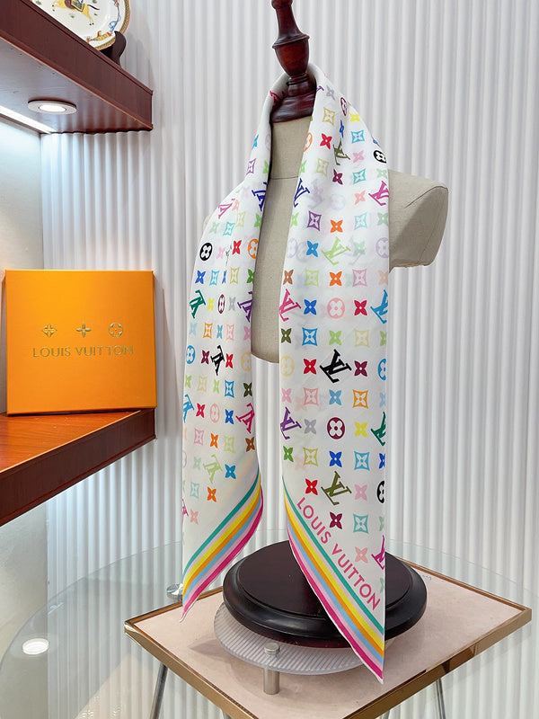 XLC29 Silk satin 90-90CM Scarf