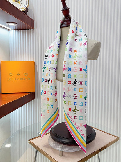 XLC29 Silk satin 90-90CM Scarf