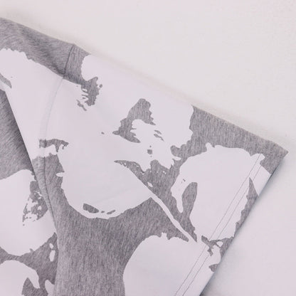 MMC7 New Cotton Flower Summer Short sleeved Top+Short sleeved Clothes