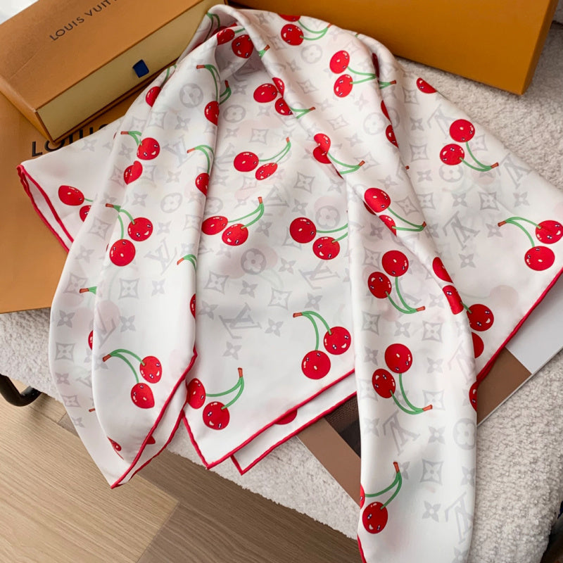 XLC12 Silk satin 90-90CM Scarf