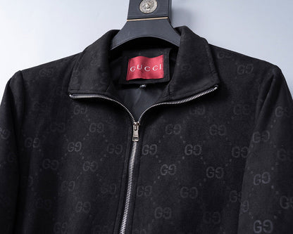 GUC099 New Spring and Autumn thin imitation deer skin velvet jacket long sleeved cardigan clothes