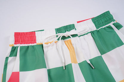 CAC1 New Fashion Summer Suit Short Sleeve Shirt Shorts